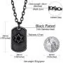 Richsteel Star of David Necklace for Men Women Stainless Steel/18K Gold Plated Hexagram Pendant with 22 Inches Chain Jewish Israel Jewelry