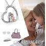 POPLYKE Sterling Silver Grandma/Sister/Mother Necklace Jewelry Gifts for Mom Grandma Sister