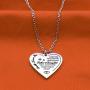 omodofo to My Daughter & Son You are Braver Than You Believe Necklace Heart Pendant Inspirational Gifts for Daugher Son Kids