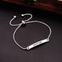 Dainty Cuff Bracelet - GRATITUDE - Gifts for Female Family Members Teens and Adults Jewelry
