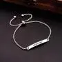 Dainty Cuff Bracelet - GRATITUDE - Gifts for Female Family Members Teens and Adults Jewelry