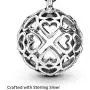 Pandora Jewelry Harmonius Hearts Sterling Silver Charm