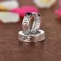 Infinite U Huggie Earrings 925 Sterling Silver Small Hoop for Women Girls Infinite U Huggie Earrings 925 Sterling Silver Small Hoop for Women Girls