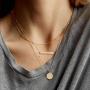 Fiusem Gold Layered Necklaces for Women, Dainty 14K Gold Plated Choker Necklaces and Chain Necklaces for Women