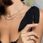 Women Chain Necklace Fashion Chain Link Choker and Earring Dainty Jewelry Set Women Chain Necklace Fashion Chain Link Choker and Earring Dainty Jewelry Set