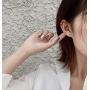SLUYNZ Sterling Silver CZ Ear Cuff Clip On Earrings for Women No Piercing Cartilage Earrings