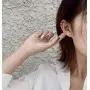SLUYNZ Sterling Silver CZ Ear Cuff Clip On Earrings for Women No Piercing Cartilage Earrings