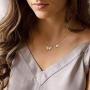 SEMBILAN Initial Butterfly Necklace Heart Necklace 14K Gold Plated Butterfly Butterfly Pendant Necklace Alphabet A - Z Necklace Jewelry Gifts for Women Ladies Girls Teens