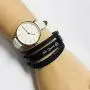 VNOX Her King His Queen Handmade Genuine Leather Wrap Cuff Wristband Bracelet for Him Her