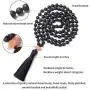 PNEIME Lava Rock Mala Beads 108 Black Lava Stone Mala Necklace Hand Knotted Lava Beads Mala Meditation Beads Yoga Necklace Prayer Beads Japa Mala PNEIME Lava Rock Mala Beads 108 Black Lava Stone Mala Necklace Hand Knotted Lava Beads Mala Meditation Beads Yoga Necklace Prayer Beads Japa Mala