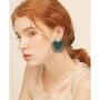 ZRosse Fashion Exaggerated Punk Big Sector Earrings for Women Irregular Geometric Alloy Earring Fashion female Jewelry