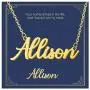 KELORIS PATH Custom Name Necklace Personalized Name Necklace 18K Gold Plated Dainty Pendant for Women Girls Kids Teens Monogram Necklace Gold Jewelry Gift