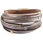 TASBERN Womens Leather Bracelet Crystal Metal Tube Wrap Bracelets Cuff Bangle with Magnetic Clasp for Girls TASBERN Womens Leather Bracelet Crystal Metal Tube Wrap Bracelets Cuff Bangle with Magnetic Clasp for Girls