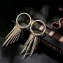 Globalwin Jewellery Stylish Metal Lady Earring Drop Ear Studs Ear Dangler Ear Hoops Handmade Earrings for Women