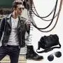 Richsteel Men Women Black/Brown Braided Wax Rope Necklace 2/3mm Wide 16”18'' 20'' 22'' 24'' 26'' 28'' 30'' Length Leather Necklace with Customizable Stainless Steel Clasp Waterproof Richsteel Men Women Black/Brown Braided Wax Rope Necklace 2/3mm Wide 16”18'' 20'' 22'' 24'' 26'' 28'' 30'' Length Leather Necklace with Customizable Stainless Steel Clasp Waterproof