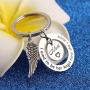 WUSUANED Memorial Jewelry I Used to Be His/Her Angel Bracelet in Memory of Loved One Dad Mom Sympathy Gift