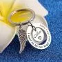 WUSUANED Memorial Jewelry I Used to Be His/Her Angel Bracelet in Memory of Loved One Dad Mom Sympathy Gift