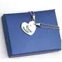 H.ZBRUJ Mothers Day Mother Daughter Necklace Stainless Steel Set of 2 Matching Heart Mom and Me Jewelry Dog Tag for Birthday H.ZBRUJ Mothers Day Mother Daughter Necklace Stainless Steel Set of 2 Matching Heart Mom and Me Jewelry Dog Tag for Birthday