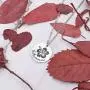 ecobuty Hawaiian Ohana Necklace Family BBF Best Friends Necklace Hibiscus Flower Pendant Gift for Mom Sister Best Friends