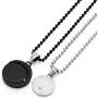 COOLSTEELANDBEYOND A Pair Couples Lovers Steel Moon and Sun Pendant Necklace with Cubic Zirconia for Man Woman Friends COOLSTEELANDBEYOND A Pair Couples Lovers Steel Moon and Sun Pendant Necklace with Cubic Zirconia for Man Woman Friends
