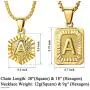 EASYSO Initial Pendant Necklace Sets for Mens Womens, Square Hexagon Capital Monogram Letter Necklace Alhpabets from A-Z Box Chain EASYSO Initial Pendant Necklace Sets for Mens Womens, Square Hexagon Capital Monogram Letter Necklace Alhpabets from A-Z Box Chain