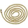 COOLSTEELANDBEYOND Mens Womens Stainless Steel Roaring Tiger Pendant Necklace, Gold Black, 30 inches Ball Chain, Unique