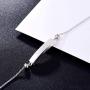 Jinlou 925 Sterling Silver Urn Bracelet for Ashes Memorial Loved Ones Cremation Bangle ash Jewelry