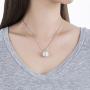 chelseachicNYC Perfect Striking White Volleyball Necklace