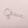 ENSIANTH Brother of The Bride Gift Brother Keychain Family Jewelry Sibling Keychain Wedding Party Gift