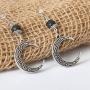 HAQUIL Viking Jewelry Alloy Viking Amulet Drop Dangle Earrings for Women