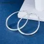 Kemstone Rose Gold/Silver Big Oval Engraved hoop Earrings Kemstone Rose Gold/Silver Big Oval Engraved hoop Earrings
