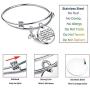 lauhonmin Cousin Bangle Bracelets for Women Men Boy Girl Cousin to Cousin Will Always be a Couple of Nuts Off Family Tree