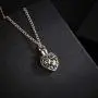 CoralDeer Heart Urn Necklaces for Ashes for Woman, Stainless Chain Birthstone Waterproof Keepsake Memorial Jewelry for Human Dog Ashes with Necklace/Pin/Funnel