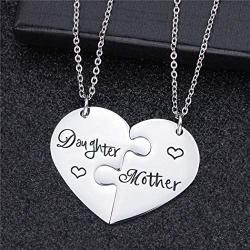 starchenie BFF Best Friend Necklaces for 2/3/4 Girls Fashion Rhinestone Crystal Puzzle Friendship Pendant Necklaces