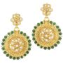 Aheli Indian Wedding Wear Polki Stone Beaded Choker Necklace with Maang Tikka Set Ethnic Fashion Jewelry for Women