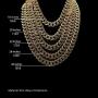 13mm Iced Out Men Necklace Chain Heavy Strong Bling Miami Curb Cuban Link Chain Hip Hop Gold Silver Necklace Chain Rhinestone Clasp Chain
