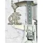 Shop-iGold Custom OTF Men Women 925 Italy White Gold Finish Iced Charm Ice Out Pendant Stainless Steel Real 3 mm Rope, Mans Jewelry, Iced Pendant, Rope Necklace 16''- 24'' Shop-iGold Custom OTF Men Women 925 Italy White Gold Finish Iced Charm Ice Out Pendant Stainless Steel Real 3 mm Rope, Mans Jewelry, Iced Pendant, Rope Necklace 16''- 24''