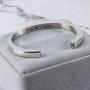 Personalized Bangle Cuff Urn Bracelet for Ashes Keepsake Memorial Cremation Jewelry Custom Name Bracelet