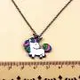 Unicorn Necklace | Jewelry Charm Stuff Unicorn Gifts for Women Men Pendant Accessories and Black Chain Unicorn Necklace | Jewelry Charm Stuff Unicorn Gifts for Women Men Pendant Accessories and Black Chain
