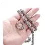 ORAZIO Stainless Steel Byzantine Chain Necklace Bracelet Earrings for Women Jewelry Set ORAZIO Stainless Steel Byzantine Chain Necklace Bracelet Earrings for Women Jewelry Set