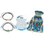 SPUNKYsoul Turtle Bracelet Set Best Friend Couples Distance (or Anklet) Collection