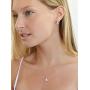 Mariell Delicate Round-Cut Cubic Zirconia Necklace Earrings Set for Brides, Bridesmaids or Everyday Wear