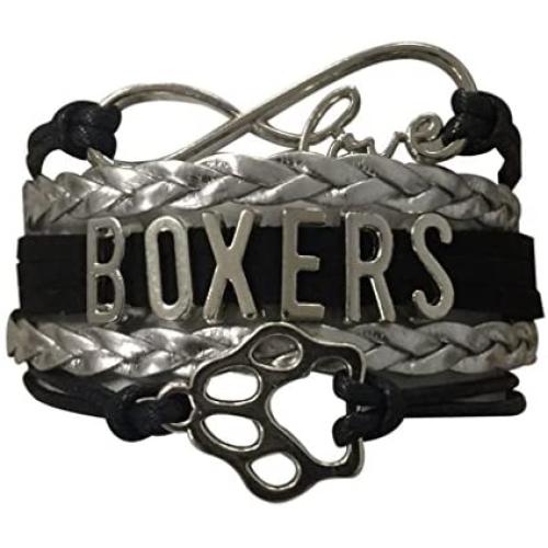 Infinity Collection Boxer Jewelry,Paw Print Jewelry, Boxer Bracelet, Paw Print Bracelet for Boxer Owners