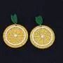 Gold Lemon Charm Earrings Yellow Lemon Slice Earrings Fruit Jewelry Gift for Lemon Lovers Gold Lemon Charm Earrings Yellow Lemon Slice Earrings Fruit Jewelry Gift for Lemon Lovers