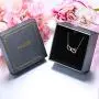 Sllaiss Sterling Silver Infinity Rose Pendant Necklace for Women Sets with Austria Zirconia 18K White Gold Plated Jewelry with Gift Box Sllaiss Sterling Silver Infinity Rose Pendant Necklace for Women Sets with Austria Zirconia 18K White Gold Plated Jewelry with Gift Box