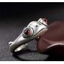 Frog Open Rings Set Vintage Adjustable Alloy Animal Finger Rings Retro Cute Silver Animal Frog Finger Ring for Women Party Jewelry