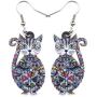 Acrylic Drop Dangle Cat Earrings Pets Novelty Funny Gift For Girl Kids Women By The Bonsny