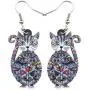 Acrylic Drop Dangle Cat Earrings Pets Novelty Funny Gift For Girl Kids Women By The Bonsny