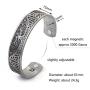 Dawapara Pagan Yggdrasil Tree of Life Norse Mythology Magnetic Health Cuff Bracelet Men Women Jewelry