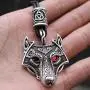 Viking Mask Wolf Necklaces Wolf Face Mask Animals Pendant Wax Rope Waterproof Strand Cable Coyote Wolves Ring Adjustable for Men Women Wolf Head Charm Nordic Jewelry Set Viking Mask Wolf Necklaces Wolf Face Mask Animals Pendant Wax Rope Waterproof Strand Cable Coyote Wolves Ring Adjustable for Men Women Wolf Head Charm Nordic Jewelry Set